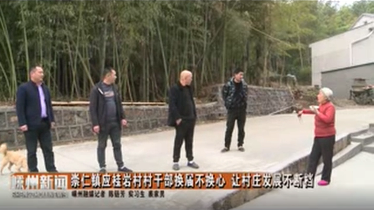崇仁镇应桂岩村村干部换届不换心 让村庄发展不断档