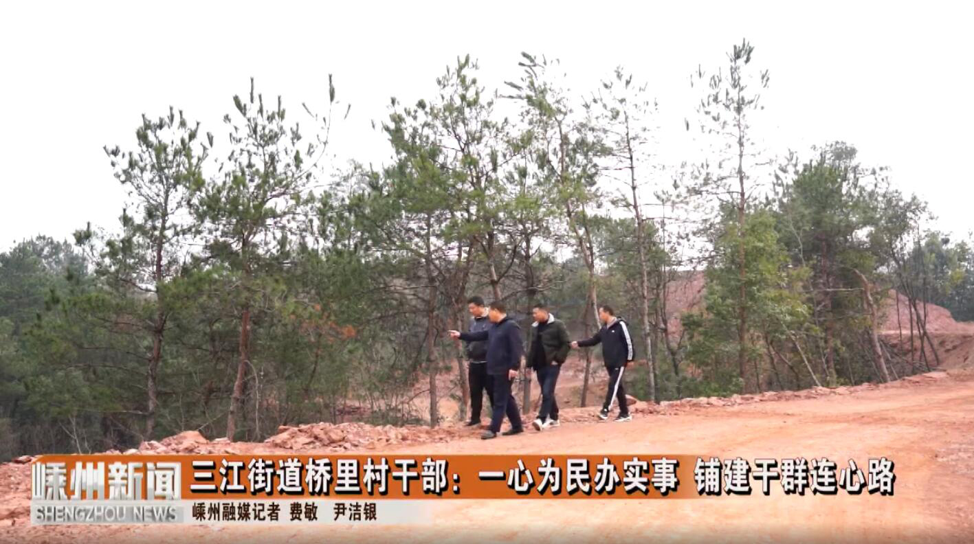 三江街道桥里村： 一心为民办实事 铺建干群连心路